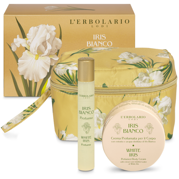 Iris Bianco beauty case Petalo ed limitata