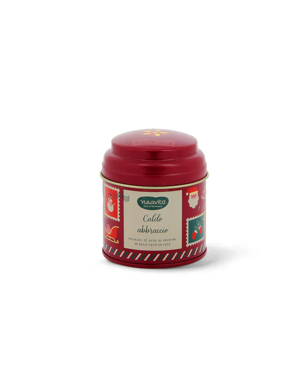 Barattolino Caddy Natale Rosso