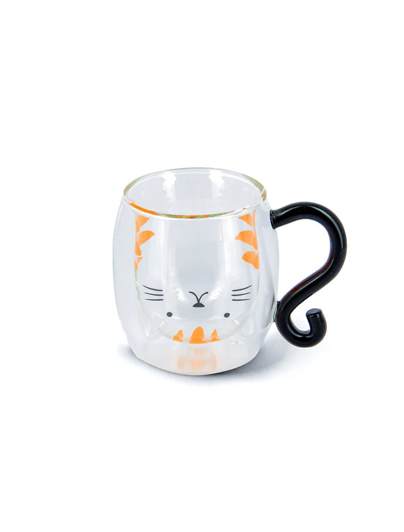 Mug in vetro Tea & Friends Gatto